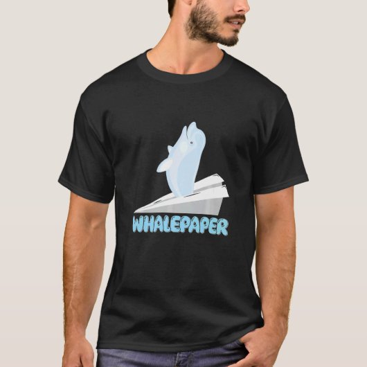Paper Beluga Whale T-Shirt (Vorderseite)
