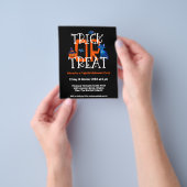 PAPER Black Einladung Flyer (Gruppe)