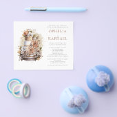 PAPER Boho Cake Florals Bohemisch Hochzeit Einladu Flyer (Einzeln)