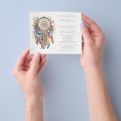 PAPER Boho farbenfrohe Dreamcatcher-Hochzeit Flyer (Gruppe)