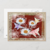 Paper Butterfells Vielen Dank Postkarte (Vorne/Hinten)