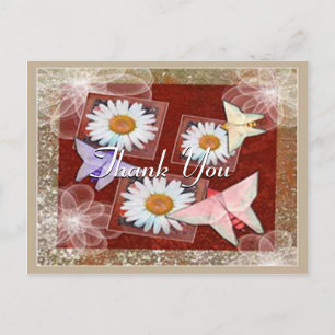 Paper Butterfells Vielen Dank Postkarte