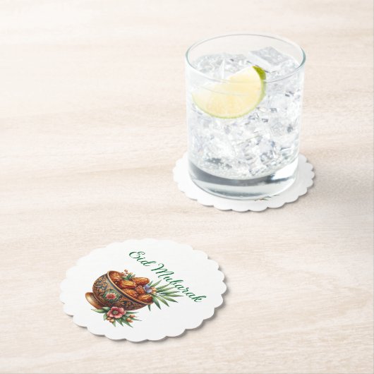 Paper Coaster-Eid Mubarak Tableware Untersetzer (Vor Ort)