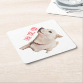 paper coaster of dog   untersetzer (angewinkelt)