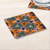 Paper Coaster Rechteckiger Pappuntersetzer (angewinkelt)