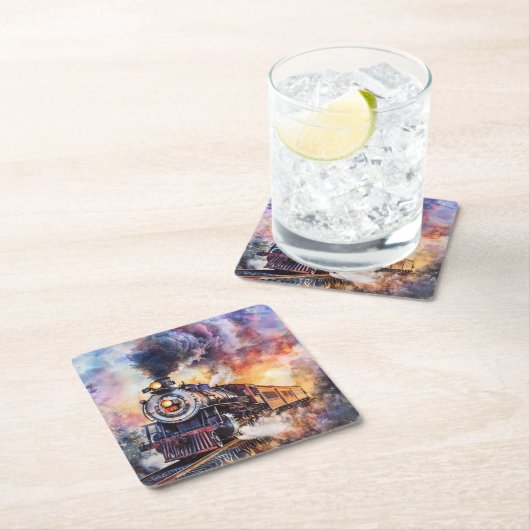 Paper Coaster Rechteckiger Pappuntersetzer (Vor Ort)