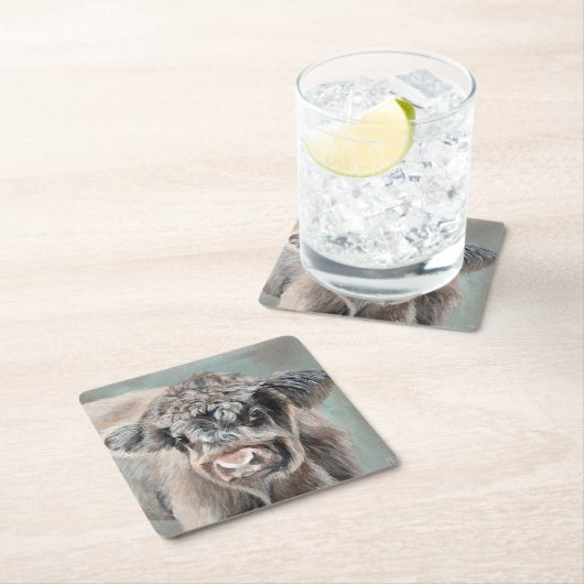 Paper Coaster Rechteckiger Pappuntersetzer (Vor Ort)