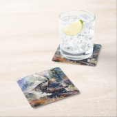 Paper Coaster Rechteckiger Pappuntersetzer (Vor Ort)