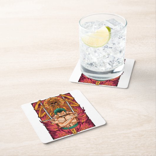 Paper Coaster Rechteckiger Pappuntersetzer (Vor Ort)