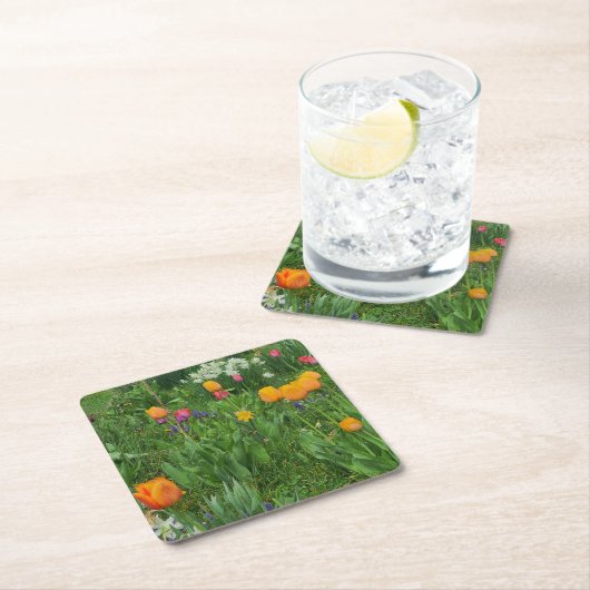 Paper Coaster Rechteckiger Pappuntersetzer (Vor Ort)
