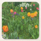 Paper Coaster Rechteckiger Pappuntersetzer (Vorderseite)