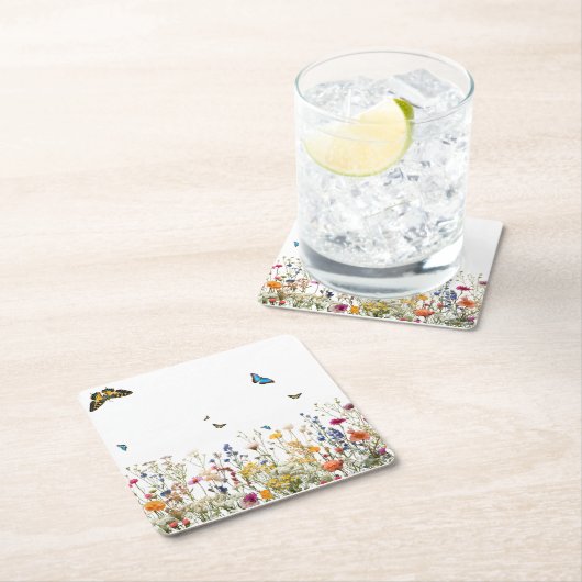Paper Coaster Rechteckiger Pappuntersetzer (Vor Ort)