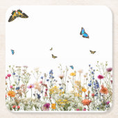 Paper Coaster Rechteckiger Pappuntersetzer (Vorderseite)