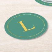 Paper Coaster Runder Pappuntersetzer (Angewinkelt)