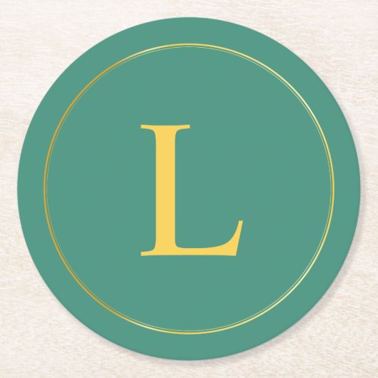 Paper Coaster Runder Pappuntersetzer (Vorderseite)