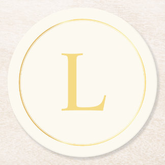 Paper Coaster Runder Pappuntersetzer