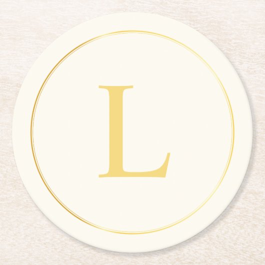 Paper Coaster Runder Pappuntersetzer (Vorderseite)