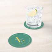 Paper Coaster Runder Pappuntersetzer (Vor Ort)