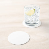 Paper Coaster Runder Pappuntersetzer (Vor Ort)