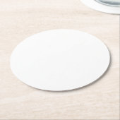 Paper Coaster Runder Pappuntersetzer (Angewinkelt)