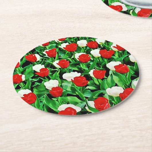 Paper Coaster Runder Pappuntersetzer (Angewinkelt)