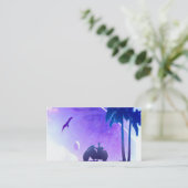 Paper Coaster Visitenkarte (Stehend Vorderseite)