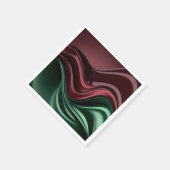 Paper cocktail napkin in stylish graphic serviette (Ecke)