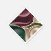 Paper cocktail napkin in stylish graphic serviette (Ecke)