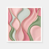 Paper cocktail napkin in stylish graphic serviette (Vorderseite)