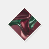 Paper cocktail napkin in stylish graphic serviette (Ecke)