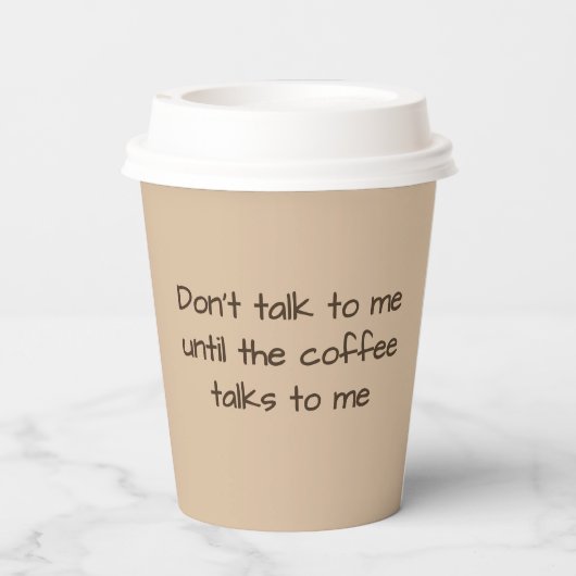 paper coffee cup pappbecher (Rückseite)