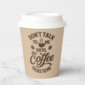 paper coffee cup pappbecher (Vorderseite)