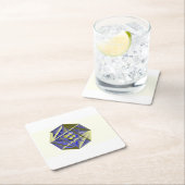 Paper Crystal Coaster Rechteckiger Pappuntersetzer (Vor Ort)