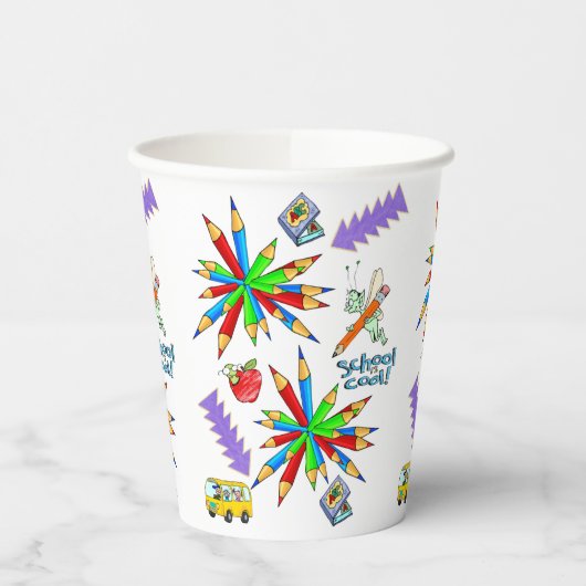 Paper Cup Back to School ist Cool Pappbecher (Links)