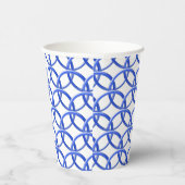 Paper Cup - Blockieren der Blauen Ringe Pappbecher (Rechts)