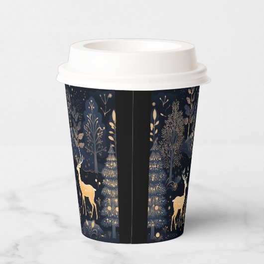 Paper cup- Christmas Tableware Pappbecher (Rechts)