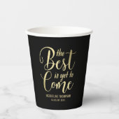 Paper Cup der Besten Zukunft-Absolventen Pappbecher (Vorderseite)