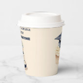 Paper cup-Editable Graduation Tableware Set Pappbecher (Links)