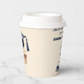 Paper cup-Editable Graduation Tableware Set Pappbecher (Rechts)