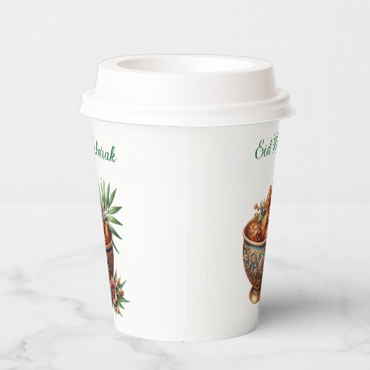 Paper cup-Eid Mubarak Tableware Pappbecher (Rechts)