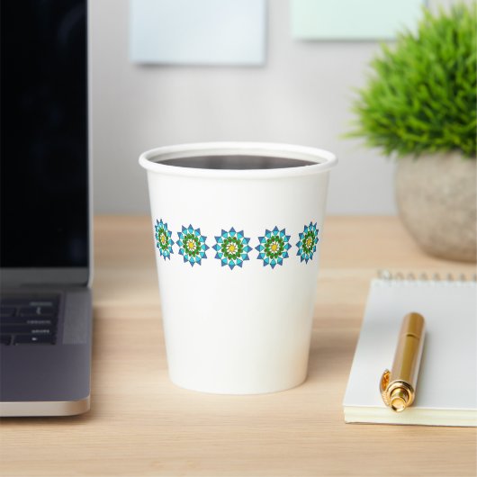 Paper Cup - farbenfrohe Mandalase Pappbecher (InSitu)