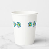 Paper Cup - farbenfrohe Mandalase Pappbecher (Rechts)