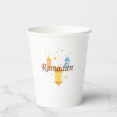 Paper cup for Ramadan Pappbecher (Rückseite)