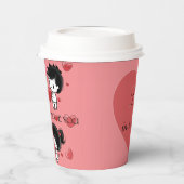 Paper cup for Valentine's Day Pappbecher (Links)