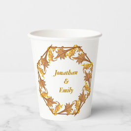 Paper Cup - Goldener Jubiläumskreis Pappbecher