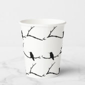 Paper Cup - Hummingbird am Zweig Pappbecher (Rechts)