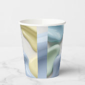 Paper cup in stylish abstract graphic pappbecher (Links)