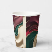 Paper cup in stylish abstract graphic pappbecher (Rechts)