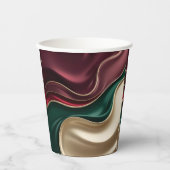 Paper cup in stylish abstract graphic pappbecher (Vorderseite)