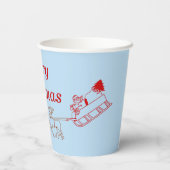 Paper Cup - Santa und Sleigh Pappbecher (Rückseite)